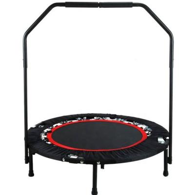 China Without protective net 40/46/48/50/55 inch folding bungee jumping trampoline spring cheap mini trampoline for sale