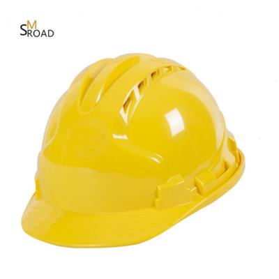 China Industry in construction building engineering safety helmet stock industrial yellow hard hat for worker for sale