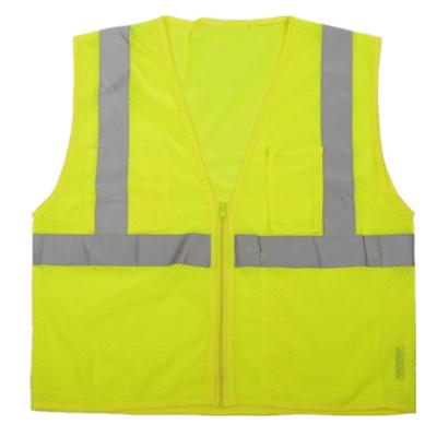 China NEW TYPE Multi Pockets Pockets With Multi Color Zipper Reflector Vests Outdoor Safety High Visibility Jacket for sale