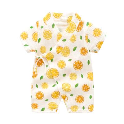 China Breathble Cozy Cotton Sleeve Clothes Baby Rompers Comfortable Breathable Short Body Suit for sale