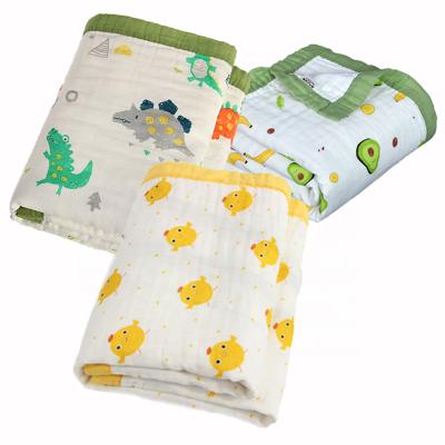 China Yilitu Anti Static Summer Anti Dust Mites 6 Layer Cotton Bag Infant Wrap Blanket for sale