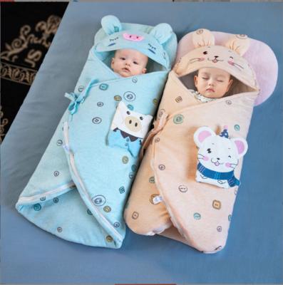 China 30*60cm Antibacterial Newborn Baby Support Velcro Wrap Head Carry Wrap Sleeping Bag Bedding For 0-2 Years Old Boy And Girl for sale