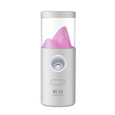 China New Hengshan Lamp Car MOTIVO K05 Atmosphere Humidifier Big Colorful Rotary Moisturizer USB Beauty Spray for sale