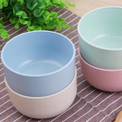 China Viable Wheat Color Rice Bowl Soup Japanese Noodle Rolls Creative Household Simple Wholesale Set for sale