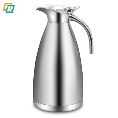 China PORTABLE Stainless Steel Thermal Pot Carafe Double Wall Coffee Pot Insulation 2L Vacuum 2L Multiple Color for sale