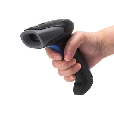 China Supermarket Factory Direct QR Code Scanner 1D 2D Barcode Scanner BT USB Connect Barcode Cable Wireless Handheld Scanner for sale