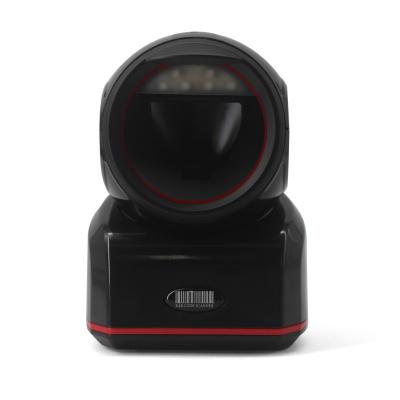 China ABS+PC Factory Payment Barcode Scanner 1D 2D QR Barcode Direct Omnidirectional Desktop Barcode Scanner for sale