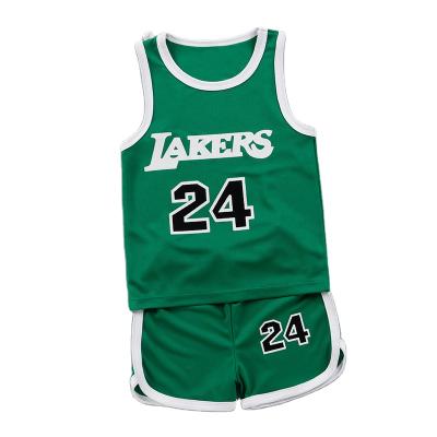 China Custom Made Breathable Custom Design Uniform Kids Basketball Tank Top Tops for sale