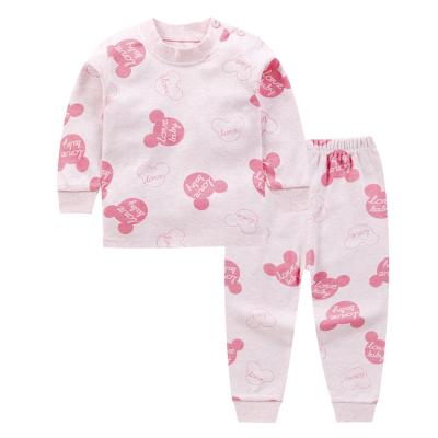 China 2021 New Vintage Children's Homewear Pajamas Sleepwear Long Sleeves Autumn Children's; soft cotton s suit for sale