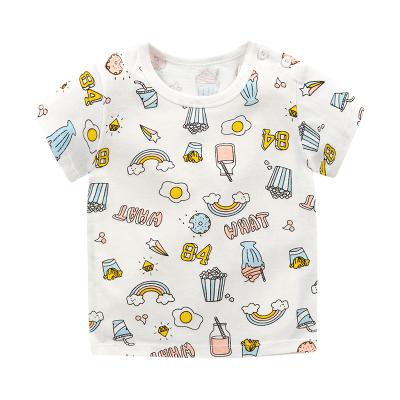 Chine 2021 Summer breathable children's clothing cartoon children's short-sleeved T-shirt medium and small top à vendre