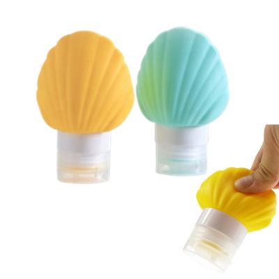 China Travel/Outdoor/Airplane/Home/OfficeHotel/School Tsa Approved Leakproof Shampoo Travel Bottle Set Reusable Travel Size Silicone Cosmetic Container Shampoo Bottle for sale