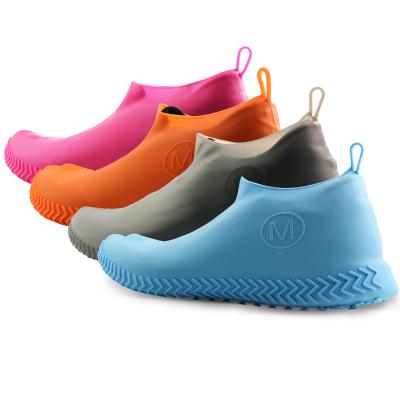 China Cushioning Reusable Rain Shoes Cover, Waterproof Silicone Shoe Protector, Non Slip Chunky Biodegradable Shoe Cover for sale