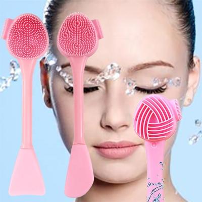 China Exfoliate Dead Skin Removed/Approach and Clean Pores New Best Selling Product Manufacturer Customized Brands Portable Face Rotation Fish Skin Facial Brush for sale