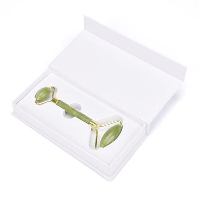 China Skillful Manufacturer Massage Tool Green Jade Roller Massager For Massage Face for sale