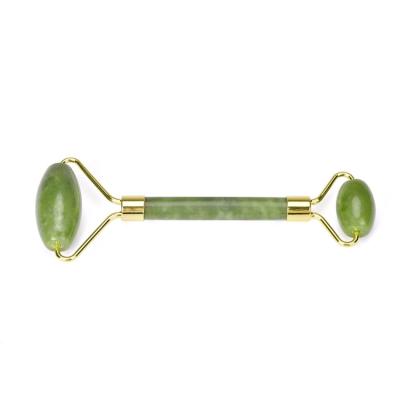 China Custom Made Single Anti Aging Facial Beauty Jade Roller Massager New Arrival Dual Massager for sale