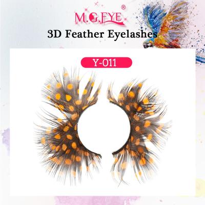 China Natural New Arrival Long Fluffy Mink Eyelashes Custom Packaging Fake Mink Eyelashes for sale