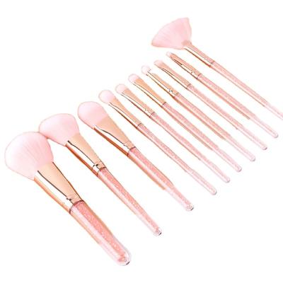 China 2022 Wholesale Face Rose Gold Quick Drying Complete Makeup Brush Set for sale