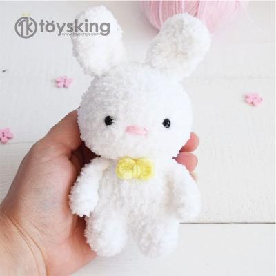 China Gifts ToysKing Super Soft Cute Polyester Sherpa Stuffed Bunny Toys Plush Easter Gifts For Newborn Baby Custom Handmade for sale