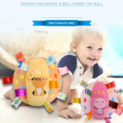 China Colorful Hanging Toy Newborn Gift Set Baby Rattle Toys Rattle Shape Animal Soft Stuffed Plush Toy Ball for sale