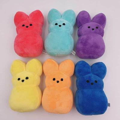 China Cute Stuffed Animal Easter Gifts Bunny Plush Toys For Kids Cheering Rabbit Soft Plush Doll 15cm Soft Toy Wholesale for sale