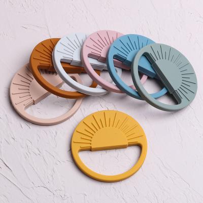 China Baby Gifts TK Colors Silicone Teether Sun Shape Toys Bpa Free Soft Baby Infants Toddler Teehers for sale