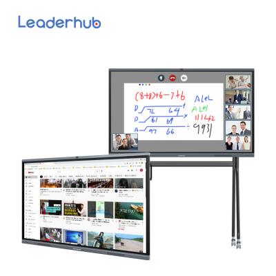 중국 Aluminum alloy customized 65 75 86 98 all-in-one 110 inch electronic interactive whiteboard smart board for classroom school 판매용