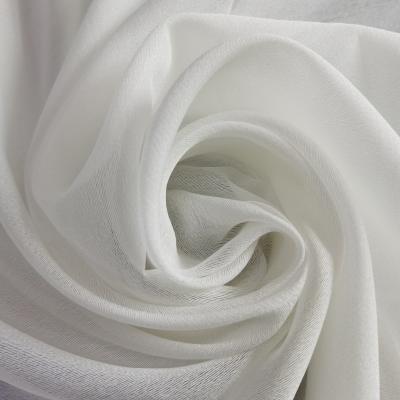 China Good Quality Soft Ready Goods Shiny Dubai Organza Scarf Fabric For Dress And Costume Dress for sale