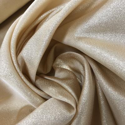 China Fashion Soft Design 75D Chat Dyed Shiny Luxury Woven Nylon And Polyester Lame Metallic Fabric For Suits for sale