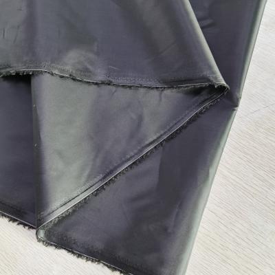 China Plain 210D Polyester Oxford Fabric PA PE Coated Black In-Stock for sale