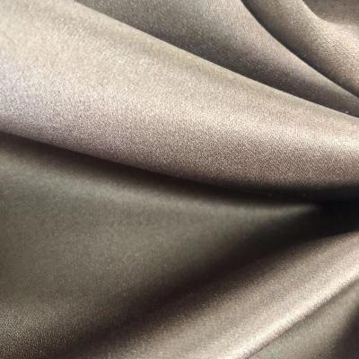 China Cheap Promotion Suede Polyester Fabric 118GSM Waterproof Good Quality For Bag And Dressing for sale