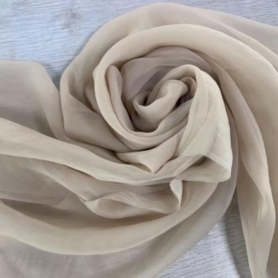 China Slight Wrinkle 45%Nylon+55%Polyester Smooth Matte Organza Fabric Breathable For Lady/Kids Dressing New Products Factory Direct Tulle for sale