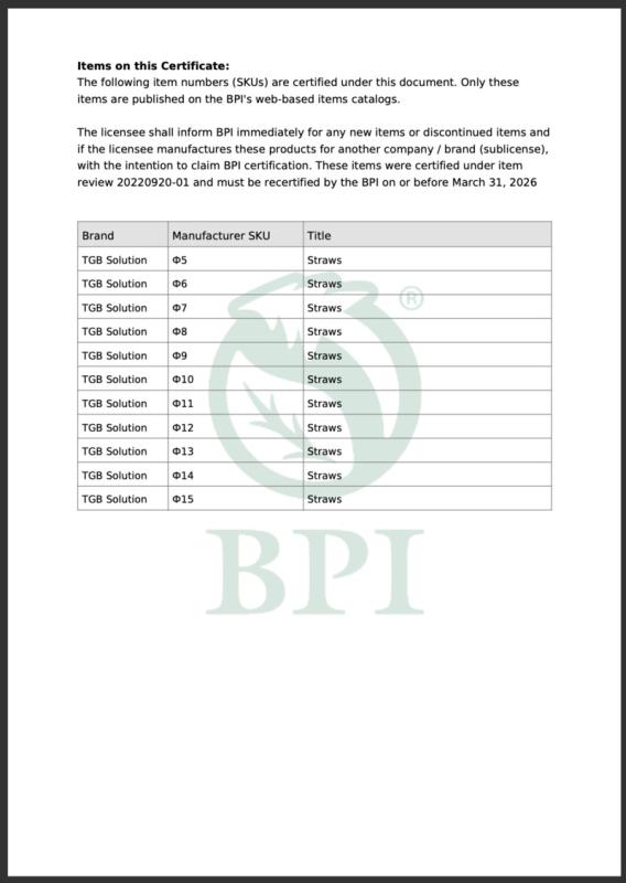 BPI - Top Green World Biotechnology Co., Ltd.