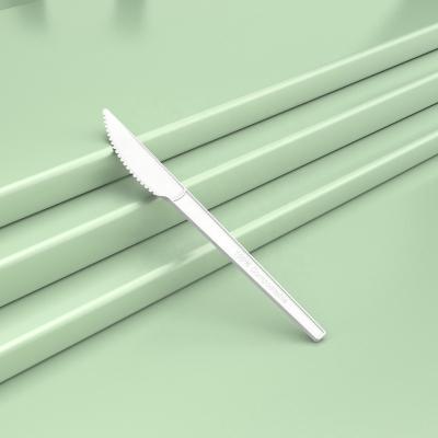 China 100% Biodegradable Cutlery Sets 100% Biodegradable PLA Plastic Disposable Knife for sale