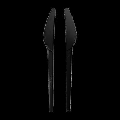 China 100% Biodegradable Compostable Disposable Cutlery PLA Plastic Disposable White Knife 6.5