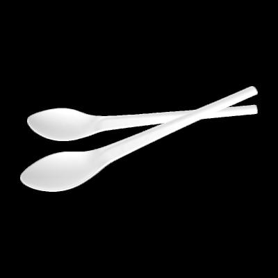 China 100% Biodegradable Biodegradable PLA Compostable Disposable Cutlery PLA Plastic Disposable Spoon for sale