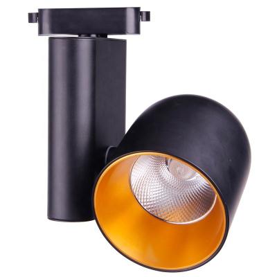 China Modern COB 30W Led Track Light Shop Focus Lamp Spot Retail Lighting Fixtures Spotlights Linear Magnetic Rail Tracking Lamp for sale