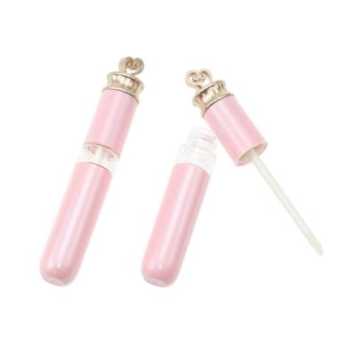 China Heart Shape In Stock Heart Shape Lip Gloss Tubes Unique Pink Top 8ml Empty Lip Gloss Tubes for sale