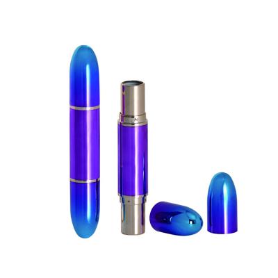 China High Quality Large Purple Double Sides Glossy Empty Lipstick Tube Two Double Sides Luxury Lipstick Containers for sale