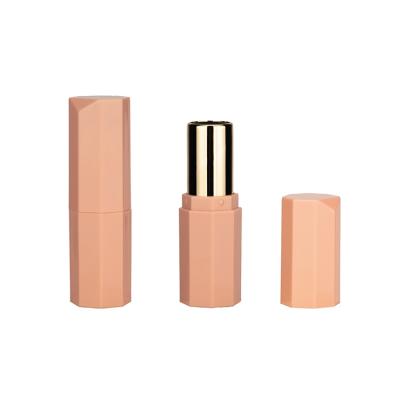 China Octagon Shape Pink Octagon Make Your Own Magnetic Lipstick Container Packaging Matte Lipstick Tubes Private Label for sale