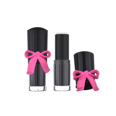 China Beautiful Pink Bow Tie Lipstick Empty Container Packaging Custom Bow Lipstick Tubes for sale