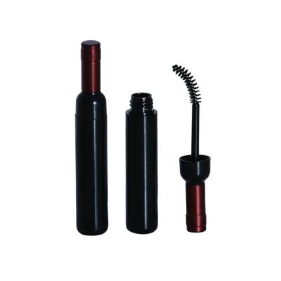 China Cheap Cute Black Cute Shaped Professional Empty Wine Bottle Mascara Tube Container Mascara Tubes for sale