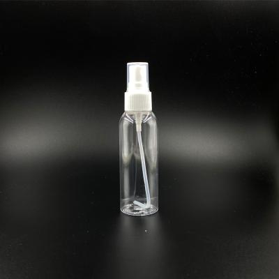 China Wholesale Transparent Round Shape 60ml Spray Bottle Hand Wash Liquid Dispenser Bottle for sale