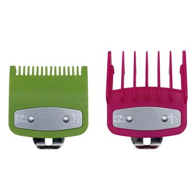 China Durable Cheap Price 2 Pcs Metal 1.5mm 4.5mm Trimmer Clipper Accessories Clipper Limit Comb Universal Clipper Guard Replacement for sale