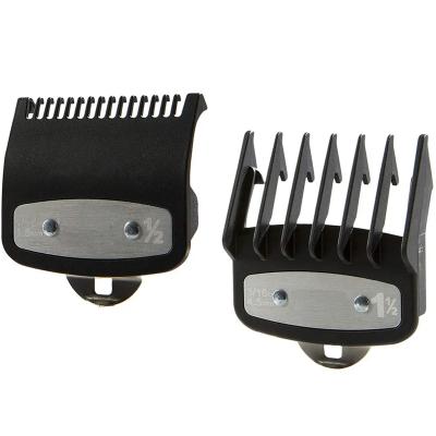 China Durable Clipper Two Pcs Clipper Haircut Attachment Comb Clipper 2 Pcs Set Guide Comb Clipper Guard Attachment Trimmer Comb for sale