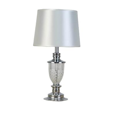 China Modern Style High Cost Effective Bedroom Bedside Single Glass Night Glass Table Lamp for sale