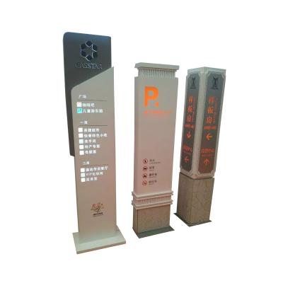 China Long Life Durability AC Factory Lighting Public Outdoor Illuminated Led Wayfinding Signs Great For Market Commercial Real Estate Sign for sale