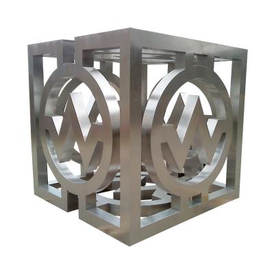 China Custom High Quality China Large 316# 304# Stainless Steel Metal Abstract Art Outdoor Sculpture for sale