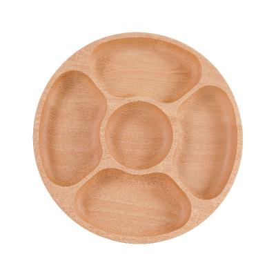 China China Customized Wholesale Wooden Dry Food Dish Cheese Dish Fruit Trays For Food Storage for sale