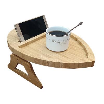 China Wholesale viable bamboo wooden tray armrest tray lazy sofa tray armrest sofa tray fashion leisure for sale