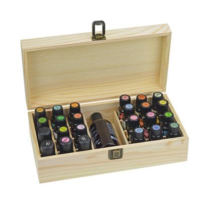 China USA factory export essential oil box packaging store wooden essential oil display box for sale